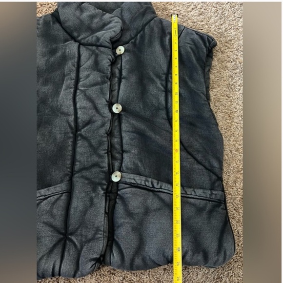 FP  ROLL with us puffer vest new with out tags Charcoal Puffer Vest - Picture 5 of 6